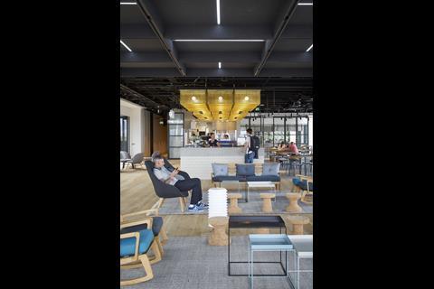 AHMM's interiors for Google at 6 Pancras Square, King's Cross